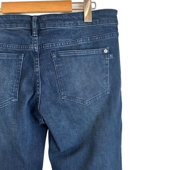 Anthropologie Pilcro Low-Rise Dark Wash Boho Style Flare Jeans Size 28 NWT - Picture 7 of 13